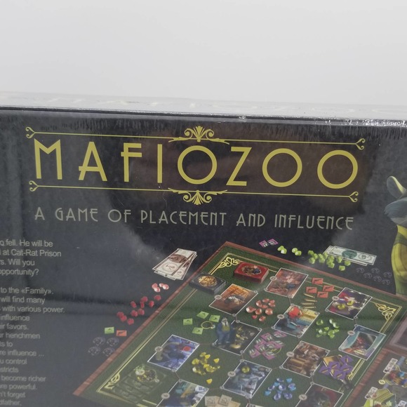 New MAFIOZOO Board Game of Placement & Influence Super Meeple Mafia Gangster - Picture 6 of 8